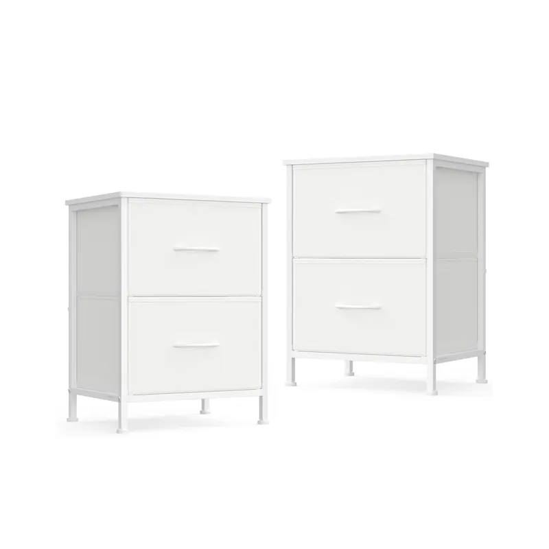 Akční Nabídka Set dvou nočních stolků LGS112WH01 (2 ks)