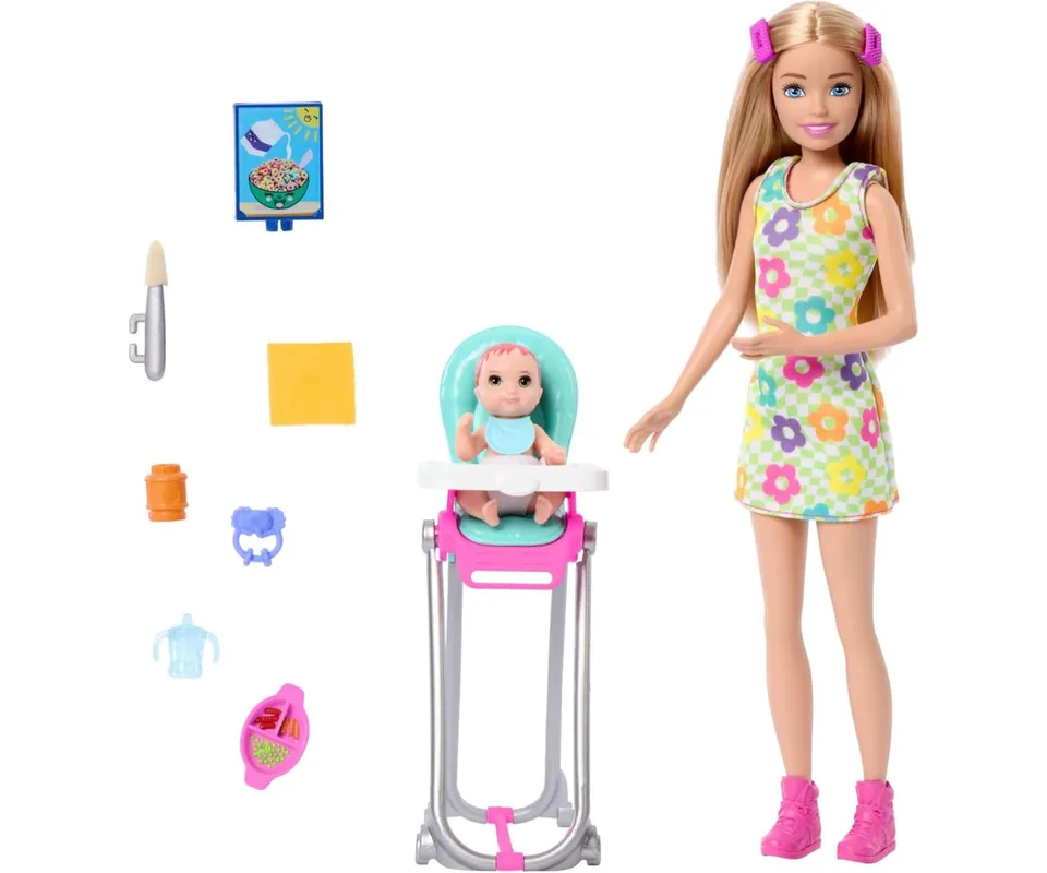Panenka Barbie Mattel HTK35 chůva Finální Výprodej