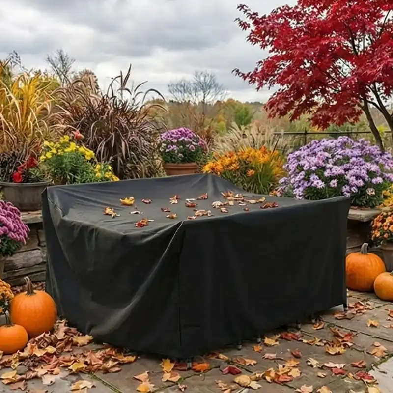 Omezená Nabídka Ochranný obal na zahradní nábytek 300x200x80 cm černý