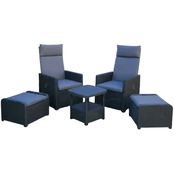 Výprodej Set zahradního nábytku RELAX antracitový ZUM6430