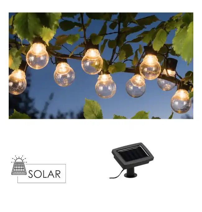 Zahradní solární LED světlo NOVIRA žárovky SOL3583 Zlevněný