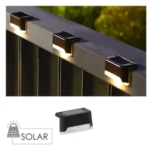 Sleva Set čtyř solárních LED světel na zábradlí TYRIVA SOL3729 (4 ks)