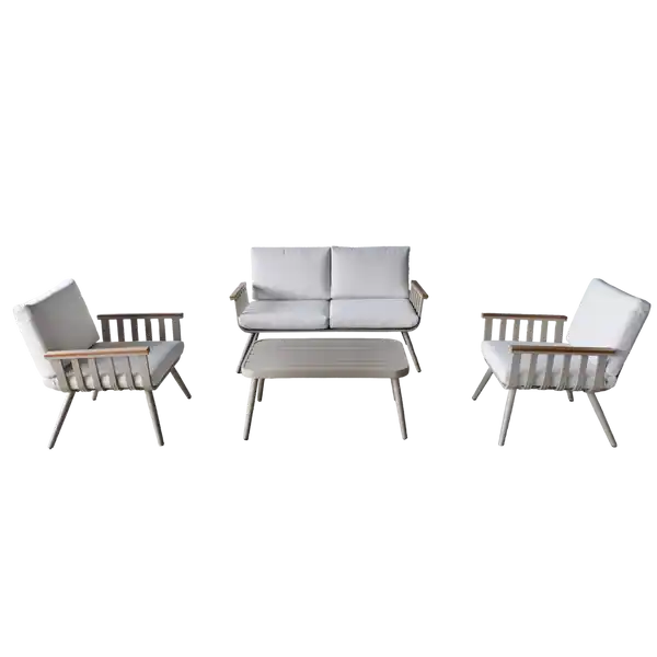 Set zahradního nábytku SOLARIS béžový ALM9408 Rychlé Dodání