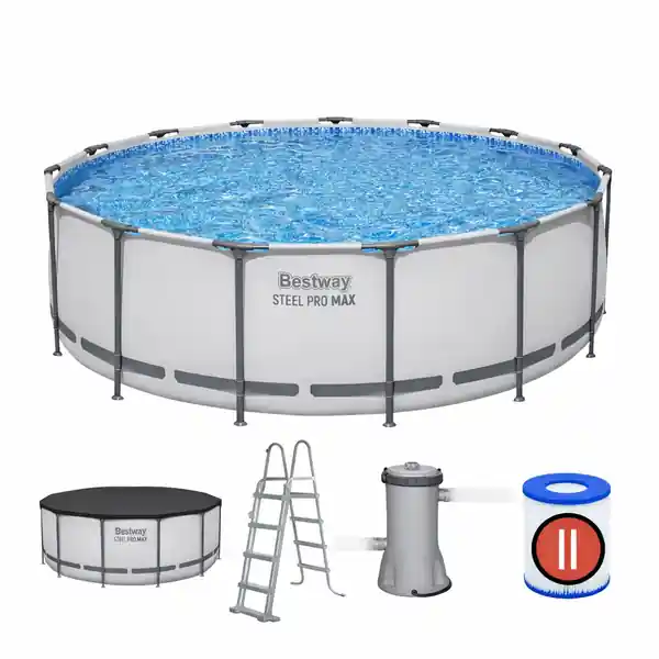 Bazén BESTWAY Steel Pro MAX BES56438 s příslušenstvím 457x122x457 cm Objednat Nyní