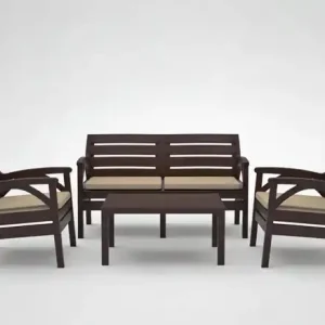 Nejlepší Cena Set zahradního nábytku SANTANA béžový KAS0868/1