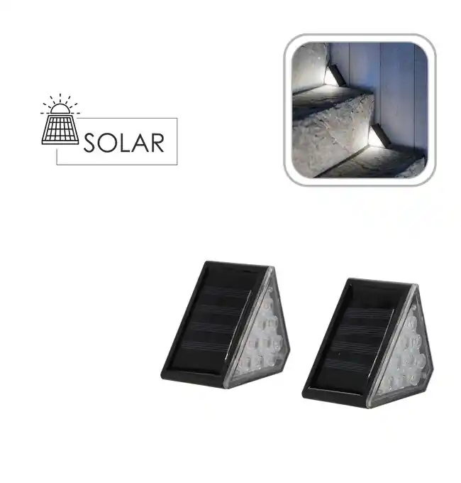 Set dvou solárních LED světel na schodiště VESNIX SOL4644 (2 ks) Omezená Nabídka
