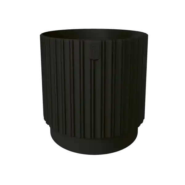 Super Cena Květináč MIKA CYLI PETIT ECO RECYCLED černý 22 cm