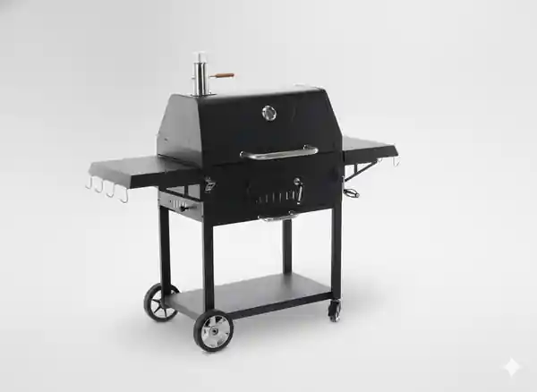 Zahradní gril VULCANO černý BBQ5221 Originální