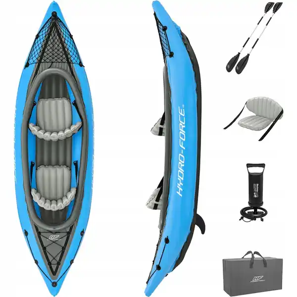 Nafukovací dvoumístný kajak Hydro Force Cove Champion X2 331 cm Oblíbený
