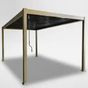 Zahradní pergola SIENA hnědá 300x390 cm RIT1439 Bezpečná Platba