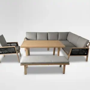 Set zahradního nábytku OTTAWA béžový ALM8154 Výhodná Nabídka