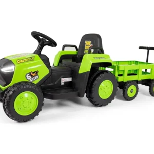 Elektrický traktor s přívěsem Rolly zelený Ověřený