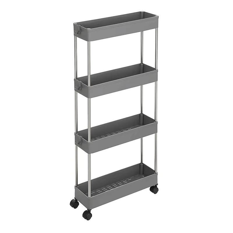Pojízdný úložný vozík šedý APV-E1008 GREY Pouze Dnes