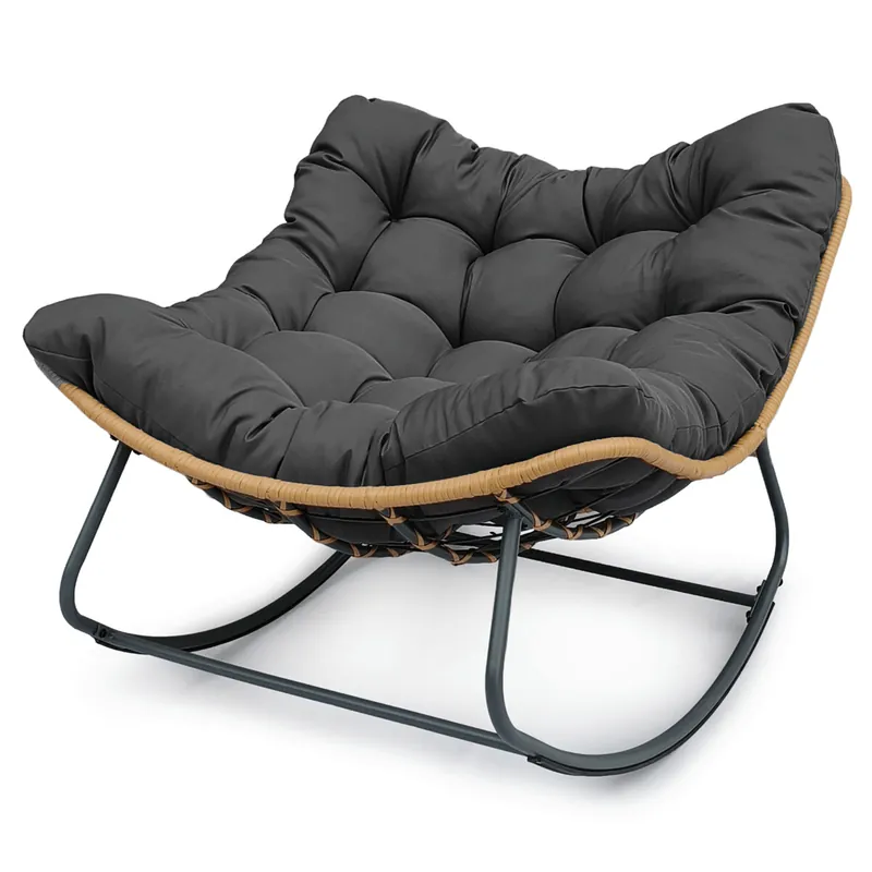 Pouze Dnes Houpací křeslo šedé AZL-G5143 GREY