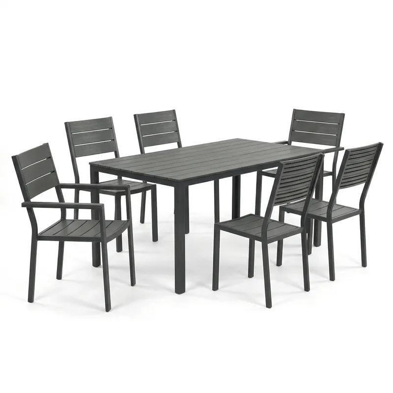 Set zahradního nábytku šedý AZS-B1656 GREY Sleva