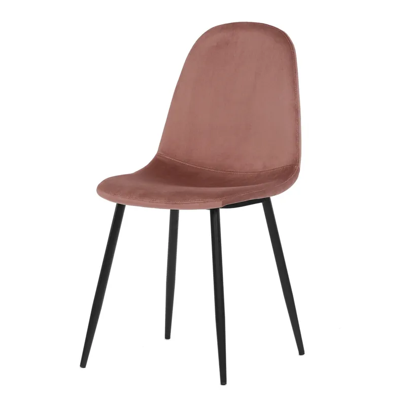 Jídelní židle sametová, růžová CT-971 PINK4 Rychlé Dodání