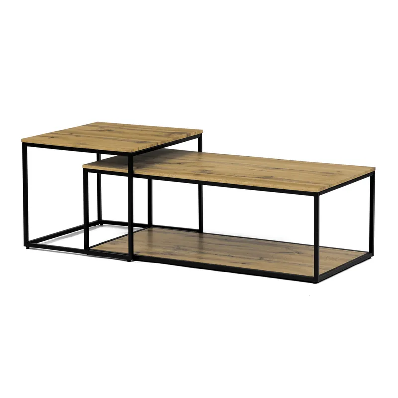 Sada 2 konferenčních stolků CT-X7123 OAK Super Cena
