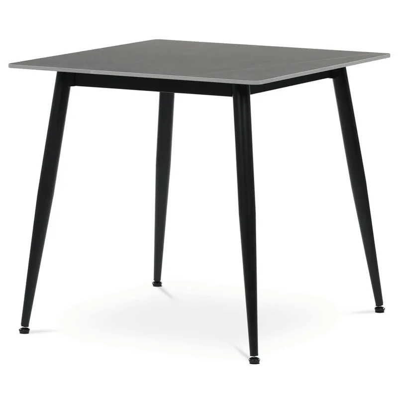 Autentický Jídelní stůl HT-398M mramor, šedý / černý