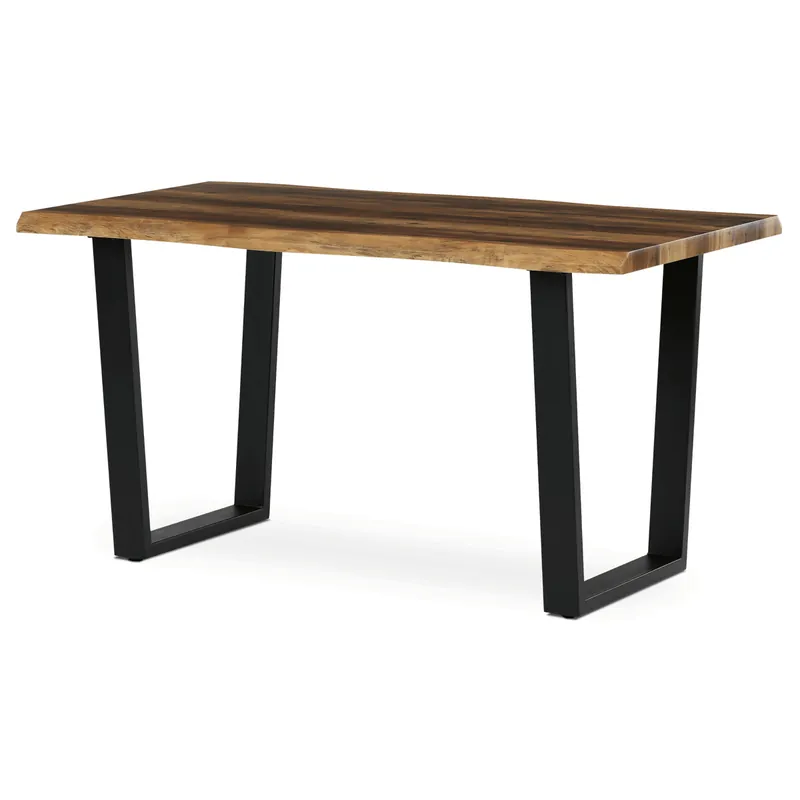 Jen Po Omezenou Doba Jídelní stůl 140x80 cm HT-F4214 staré dřevo / černý