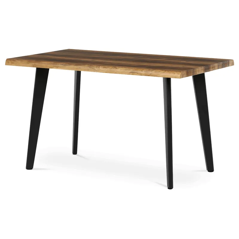 Jídelní stůl HT-F4413 staré dřevo / černý Top Prodej