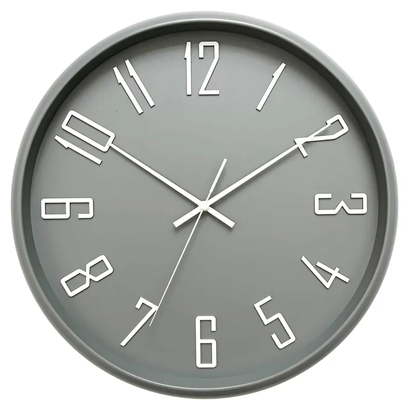 Hit Sezóny Nástěnné hodiny šedé HW4026 GREY
