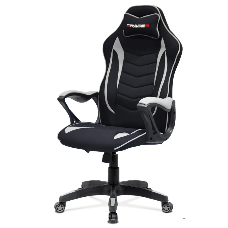 Akce Herní židle stříbrná KA-G408 GREY