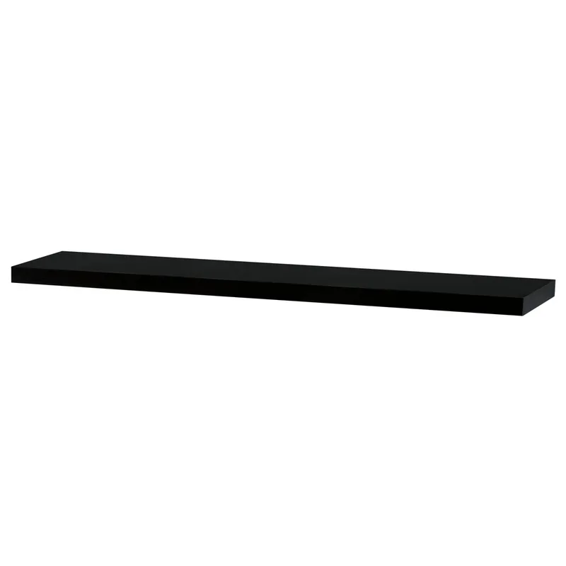 Poslední Šance Nástěnná police 120 cm černá wenge P-002 BK
