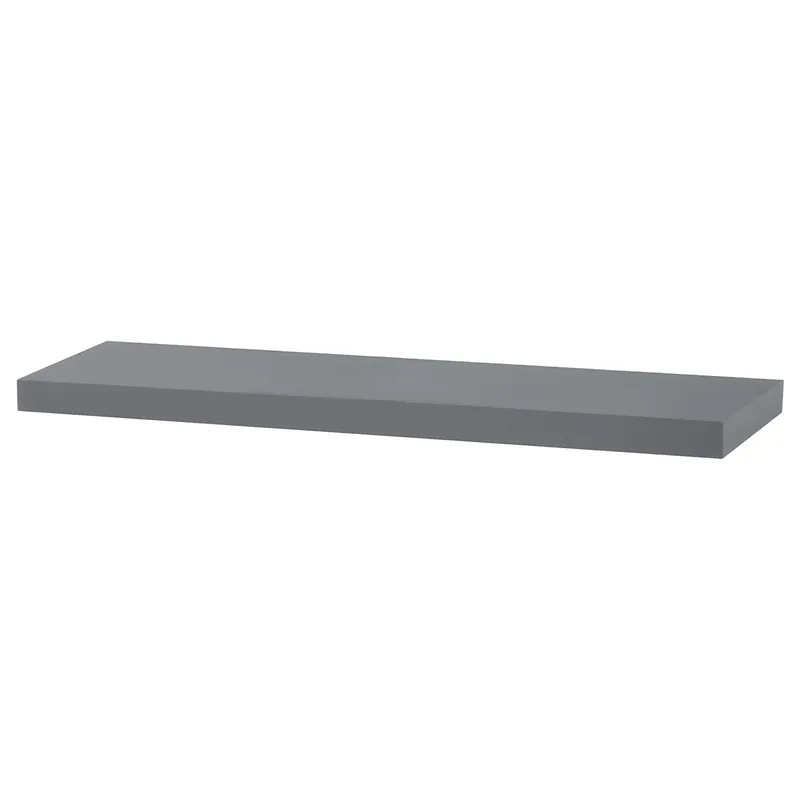 Nástěnná police 90 cm šedá P-013 GREY lesk Cenová Bomba