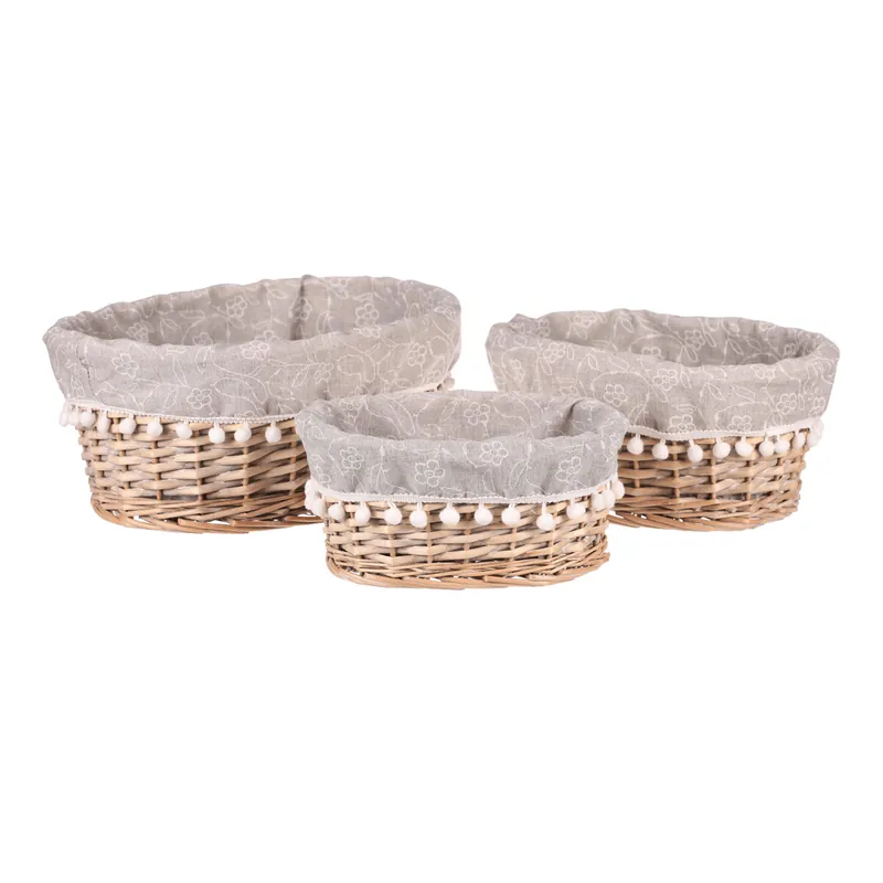 Set tří úložných košů přírodní PRE200 (3 ks) Rychlé Dodání