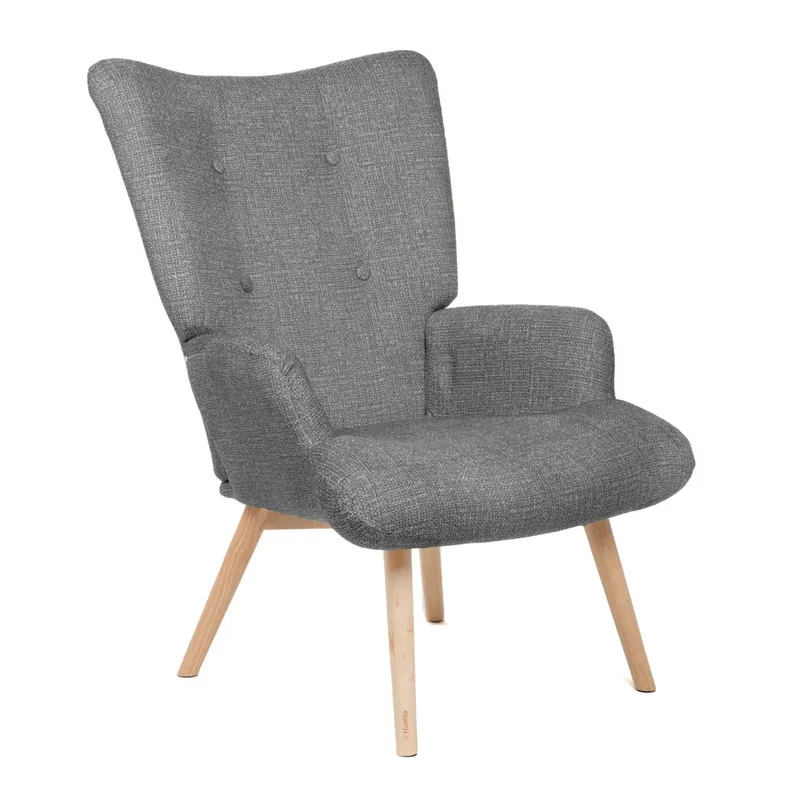 Křeslo MOSS POP šedé 882864 Aktuální