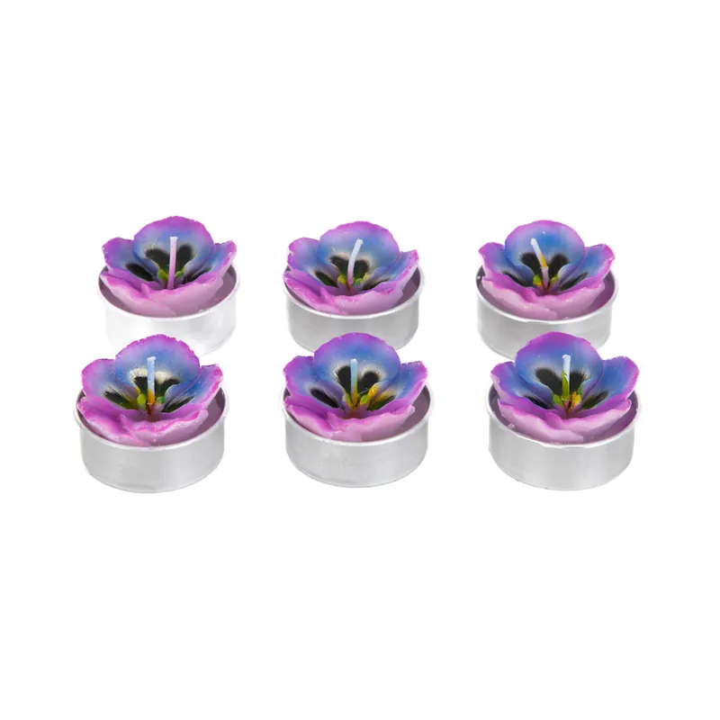 Sada svíček FLORAL AURA fialky 882499 (6 ks) Nejprodávanější