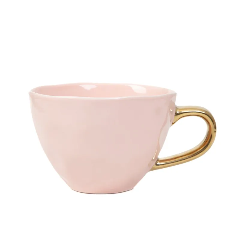 Šálek MALBI růžový se zlatým ouškem 887036 350 ml Pouze Dnes