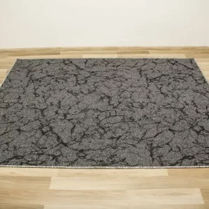 Tovární Cena Koberec Marble 75 mramor, šedý / černý