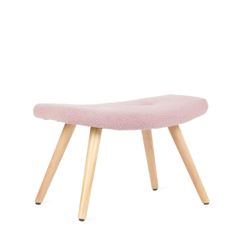 Podnožka MOSS TEDDY BOUCLE růžová 847887 Víkendová Akce