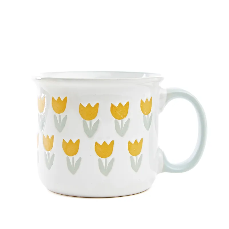 Hrnek TULINA se žlutými tulipány 887432 450 ml Tovární Cena