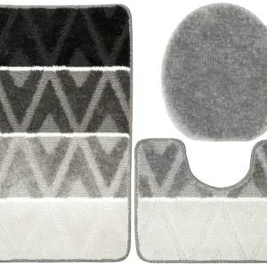 Sada koupelnových koberečků PALMA Grey Must-Have
