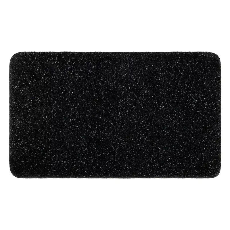 Koupelnový kobereček SYNERGY glamour / lurex, černý Přímo Od Výrobce