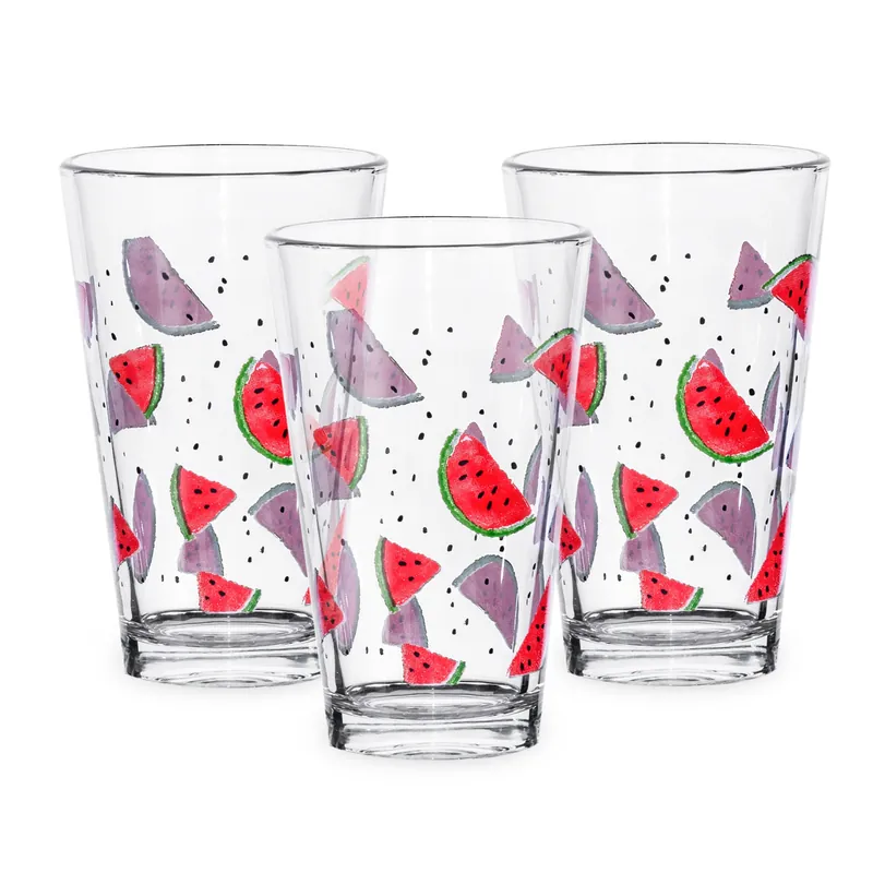 Sada tří sklenic TOKEN SUMMER s melouny 937587 300 ml Vrácení Zdarma