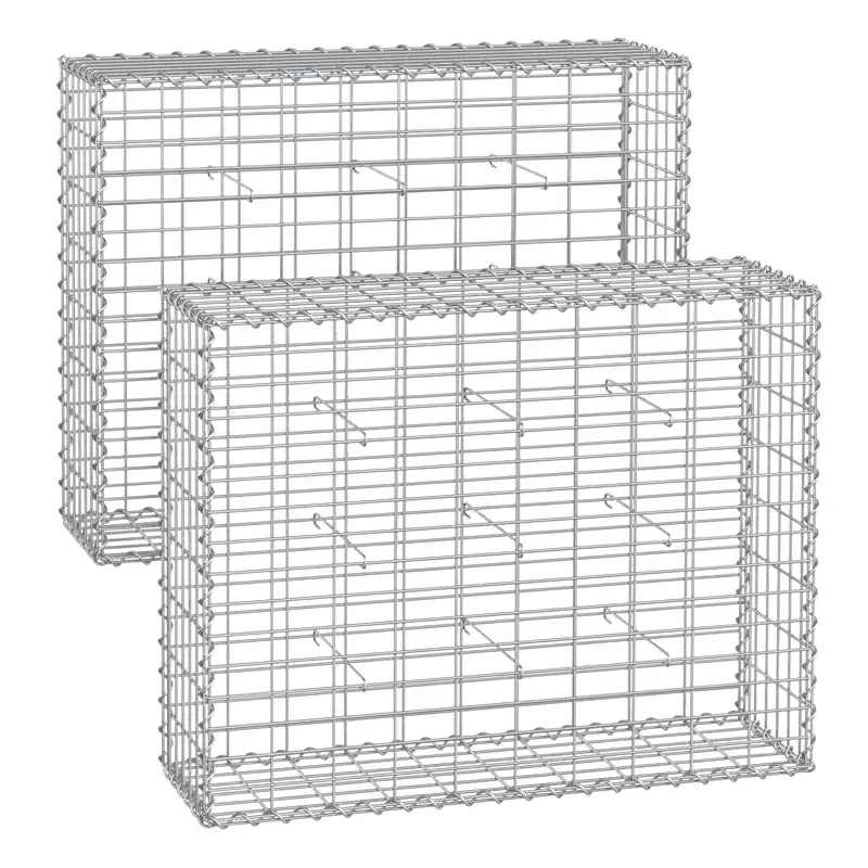 Akční Nabídka Gabionové koše 2ks 100 x 80 x 30 cm, GGB283V1