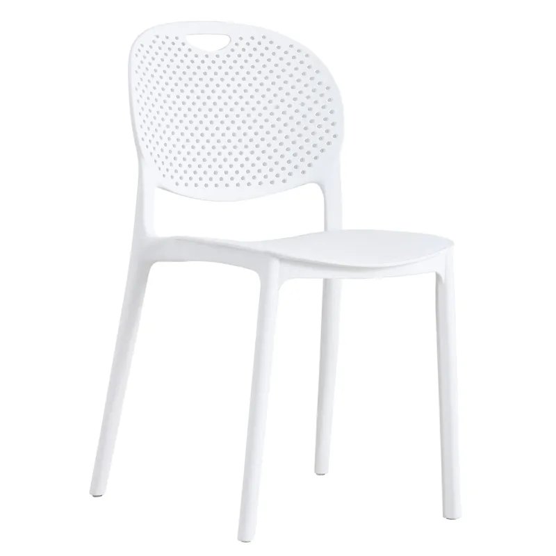 Set tří židlí LUMA bílé (3ks) Akce