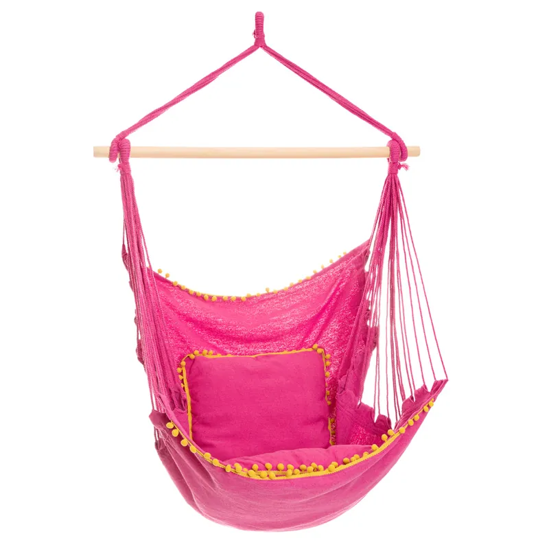 Závěsné křeslo PESTRI fuksia 890142 Ověřený