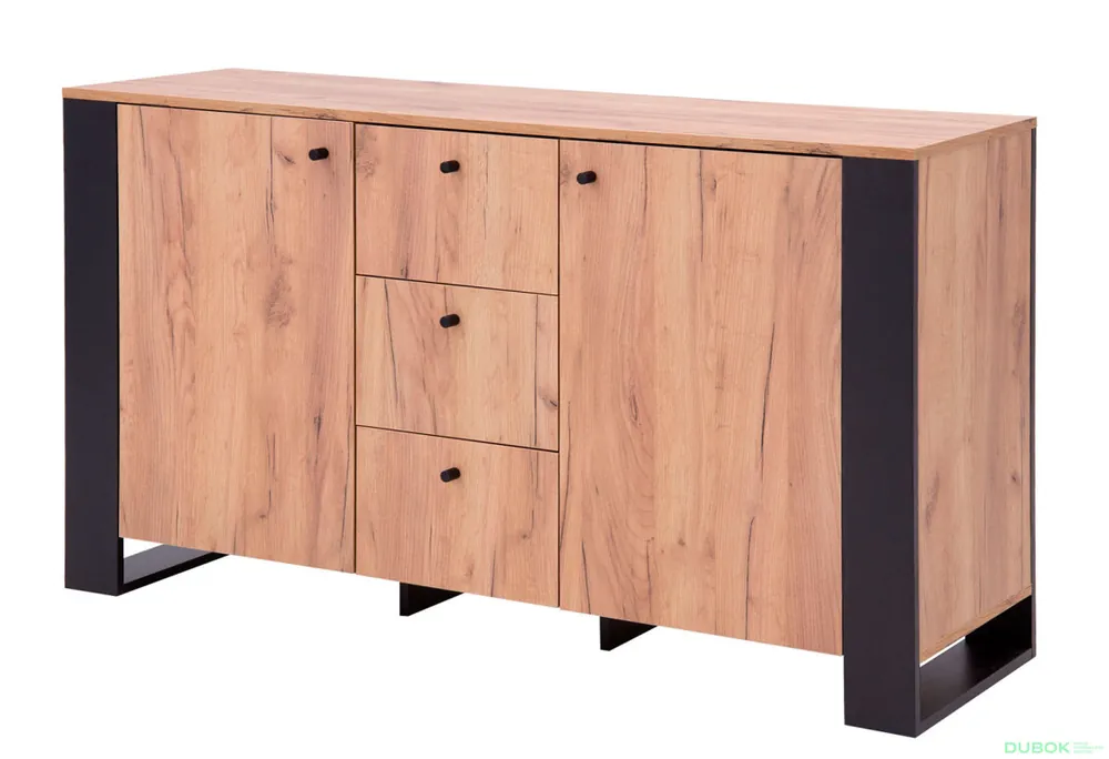 Odeslání Ihned Komoda 2d3s dub craft zlatý Wood