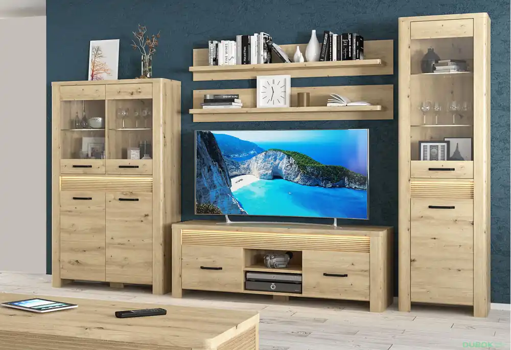 Víkendová Akce Obývací sestava 3.0 m dub artisan Moris