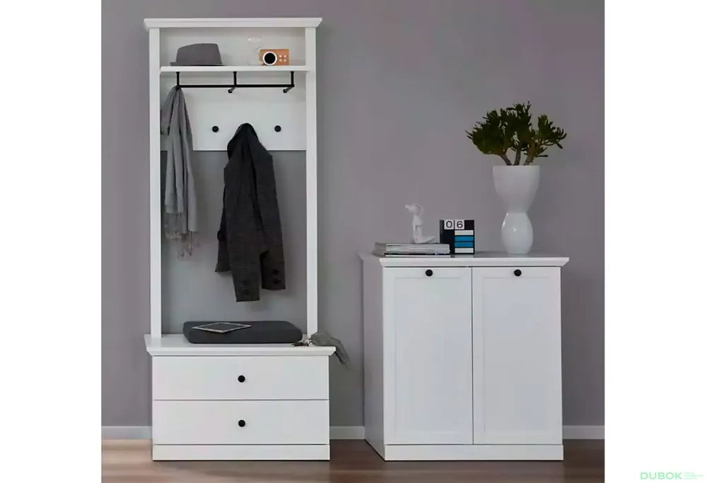 Ihned K Objednání Předsíňová sestava 1.6 m bílá Brandson