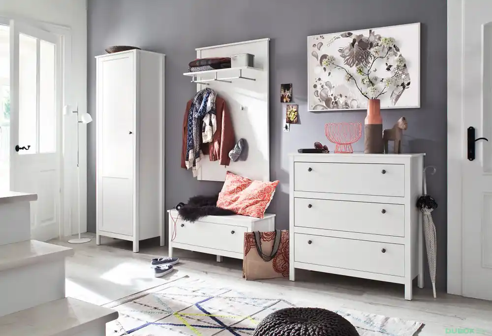 Předsíňová sestava 2.3 m bílá Ole Must-Have