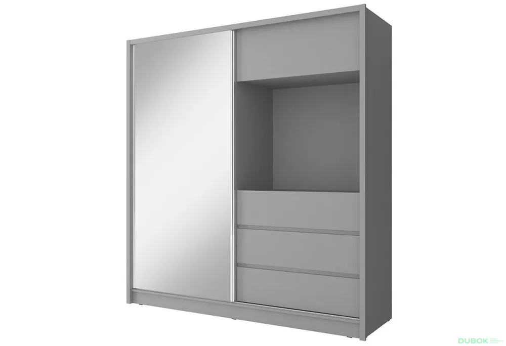 Tovární Cena Skříň TV 200 se zrcadlem grafit