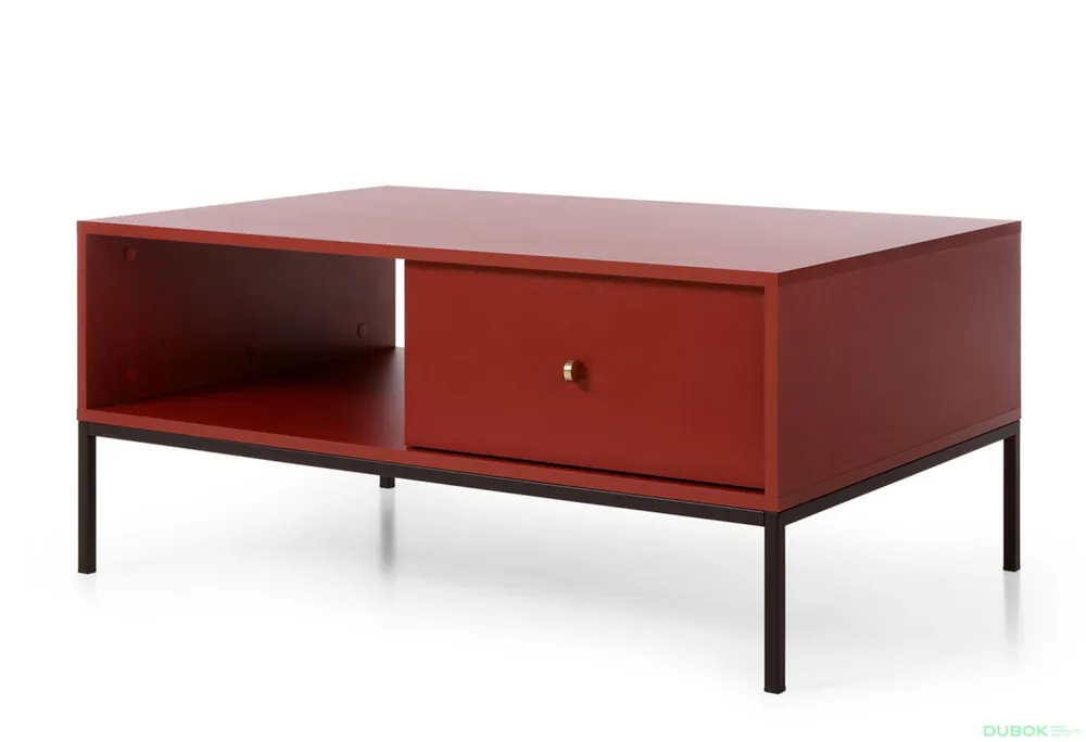 Cenově Výhodný Konferenční stolek ML104 Mono bordo