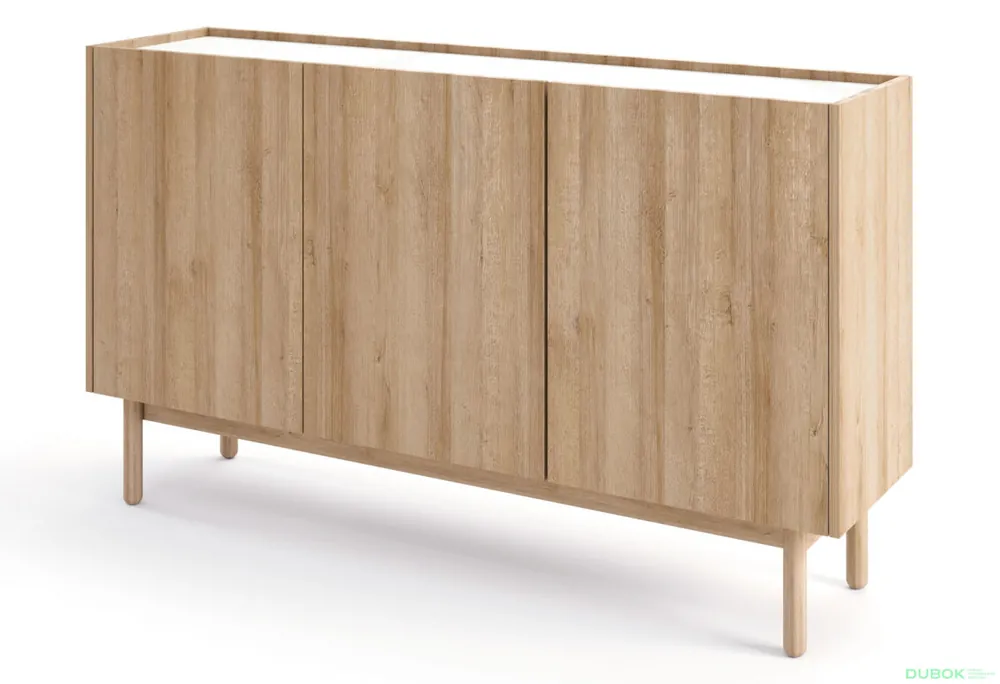 Akce Komoda K144/83 riviéra / mramor bianco Boho