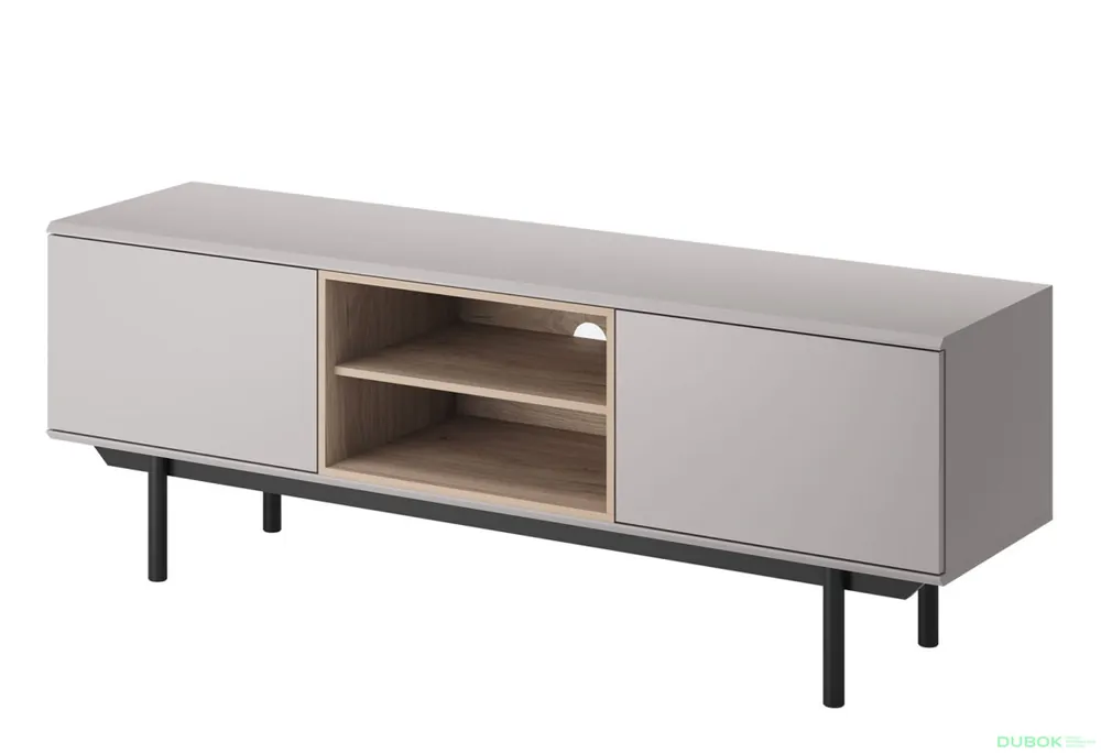 TV stolek IRTV150 šedá / jackson hickory Inox Dokud Zásoby Vydrží