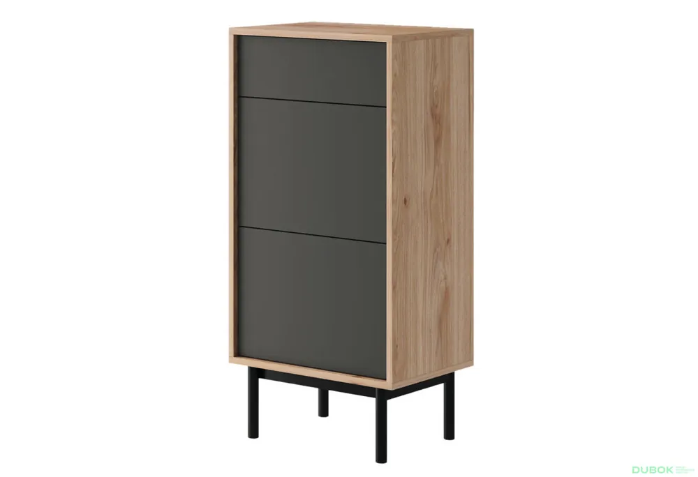 Akční Cena Botník BGD54 jackson hickory / grafit Basic